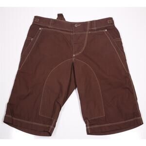 Sharpeye London Brown Cotton Baggy Shorts Y2k 90s Skater Japanese XL